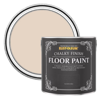 Rust-Oleum Homespun Chalky Finish Floor Paint 2.5L from B&Q