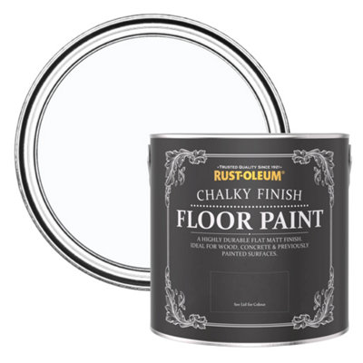 Rust-Oleum Icecap Chalky Finish Floor Paint 2.5L from B&Q