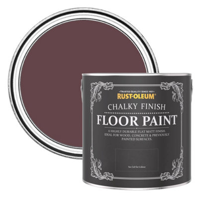 Rust-Oleum Mulberry Street Chalky Finish Floor Paint 2.5L from B&Q