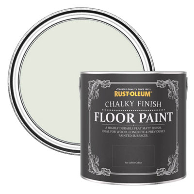 Rust-Oleum Sage Mist Chalky Finish Floor Paint 2.5L from B&Q