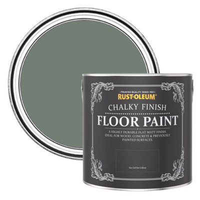 Rust-Oleum Serenity Chalky Finish Floor Paint 2.5L from B&Q
