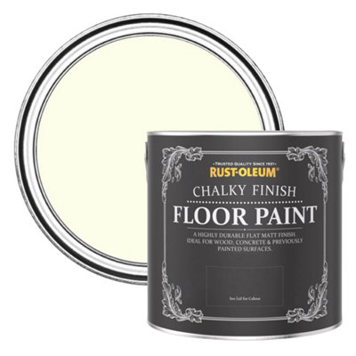 Rust-Oleum Shortbread Chalky Finish Floor Paint 2.5L from B&Q