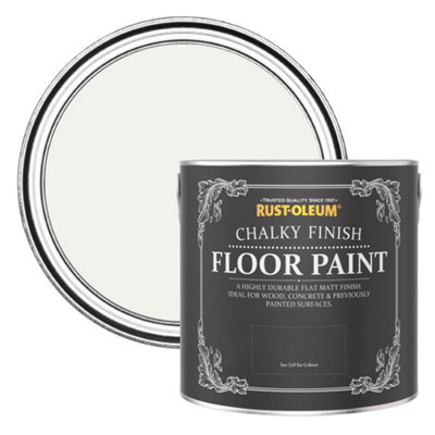 Rust-Oleum Steamed Milk Chalky Finish Floor Paint 2.5L from B&Q
