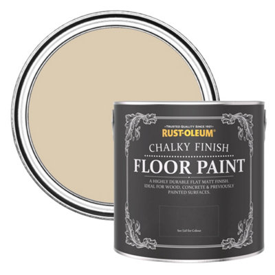 Rust-Oleum Warm Clay Chalky Finish Floor Paint 2.5L from B&Q