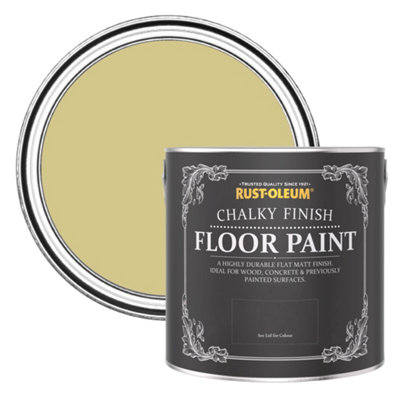 Rust-Oleum Wasabi Chalky Finish Floor Paint 2.5L from B&Q