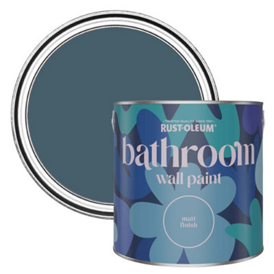 Rust-Oleum Blueprint Matt Bathroom Wall & Ceiling Paint 2.5L from B&Q