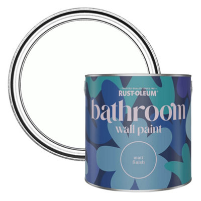 B&Q -  Chalk White Matt Bathroom Wall & Ceiling Paint 2.5L