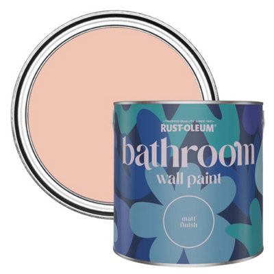 Rust-Oleum Coral Matt Bathroom Wall & Ceiling Paint 2.5L from B&Q