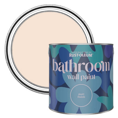 B&Q -  Melrose Matt Bathroom Wall & Ceiling Paint 2.5L