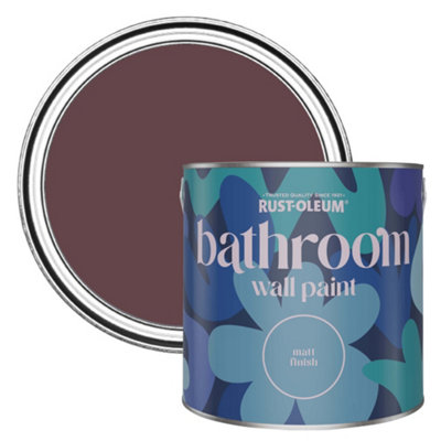 Rust-Oleum Mulberry Street Matt Bathroom Wall & Ceiling Paint 2.5L from B&Q