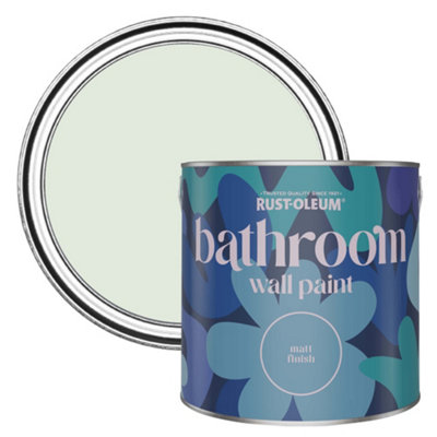 B&Q -  Sage Mist Matt Bathroom Wall & Ceiling Paint 2.5L
