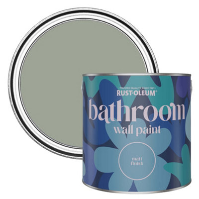 Rust-Oleum Tea Leaf Matt Bathroom Wall & Ceiling Paint 2.5L from B&Q