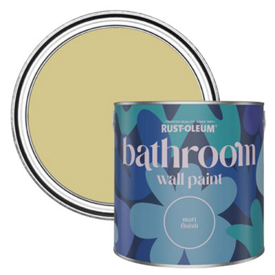 B&Q -  Wasabi Matt Bathroom Wall & Ceiling Paint 2.5L
