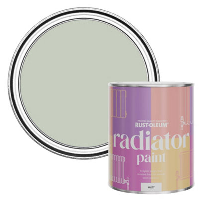Rust-Oleum Aloe Matt Radiator Paint 750Ml from B&Q