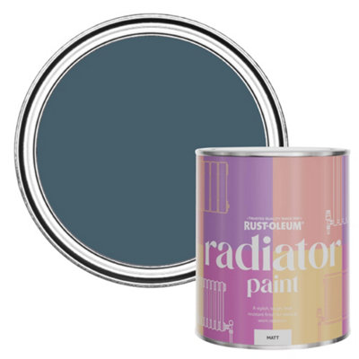 Rust-Oleum Blueprint Matt Radiator Paint 750Ml from B&Q