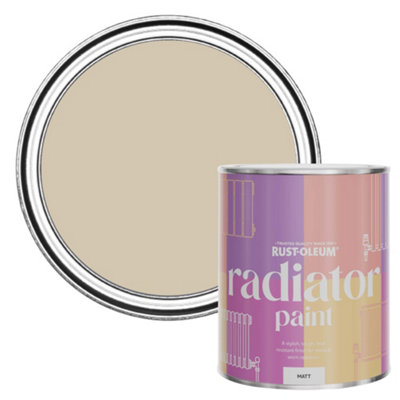 Rust-Oleum Butterscotch Matt Radiator Paint 750Ml from B&Q