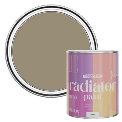 Rust-Oleum Cafe Luxe Matt Radiator Paint 750Ml from B&Q