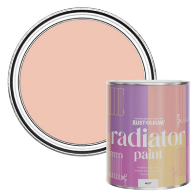 Rust-Oleum Coral Matt Radiator Paint 750Ml from B&Q