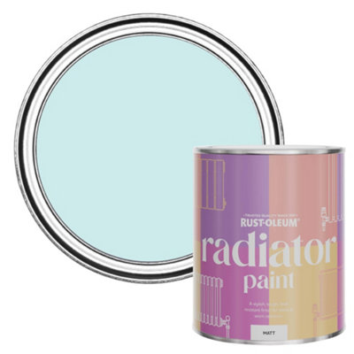 Rust-Oleum Duck Egg Matt Radiator Paint 750Ml from B&Q