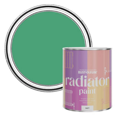Rust-Oleum Emerald Matt Radiator Paint 750Ml from B&Q
