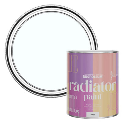 Rust-Oleum Icecap Matt Radiator Paint 750Ml from B&Q
