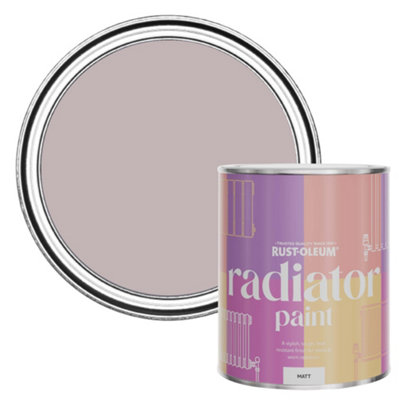 Rust-Oleum Lilac Wine Matt Radiator Paint 750Ml from B&Q