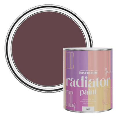 Rust-Oleum Mulberry Street Matt Radiator Paint 750Ml from B&Q