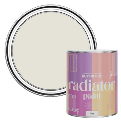 Rust-Oleum Portland Stone Matt Radiator Paint 750Ml from B&Q