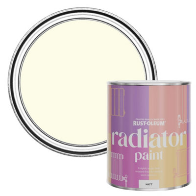 Rust-Oleum Shortbread Matt Radiator Paint 750Ml from B&Q