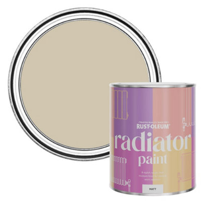 Rust-Oleum Silver Sage Matt Radiator Paint 750Ml from B&Q