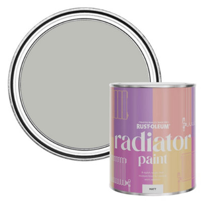 Rust-Oleum Flint Matt Radiator Paint 750Ml from B&Q