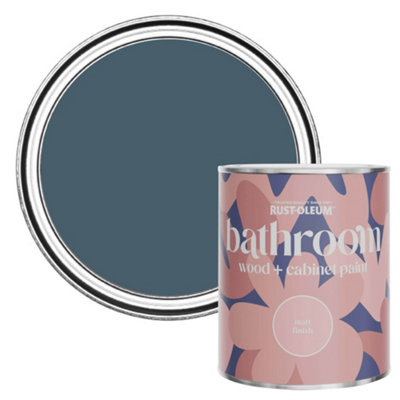 B&Q -  Blueprint Matt Bathroom Wood & Cabinet Paint 750Ml