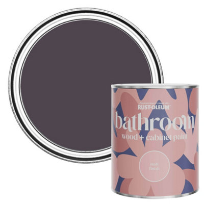 Rust-Oleum Grape Soda Matt Bathroom Wood & Cabinet Paint 750Ml from B&Q