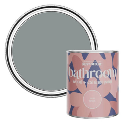 B&Q -  Slate Matt Bathroom Wood & Cabinet Paint 750Ml