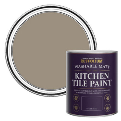 Rust-Oleum Cocoa Matt Kitchen Tile Paint 750Ml from B&Q