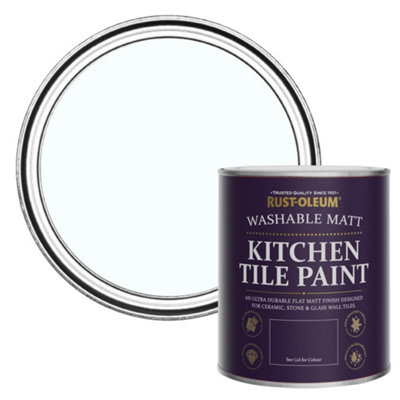 Rust-Oleum Icecap Matt Kitchen Tile Paint 750Ml from B&Q