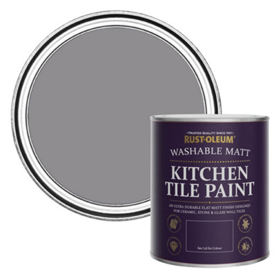 Rust-Oleum Iris Matt Kitchen Tile Paint 750Ml from B&Q