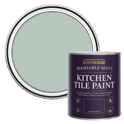 Rust-Oleum Leaplish Matt Kitchen Tile Paint 750Ml from B&Q