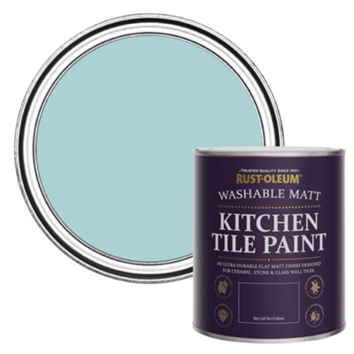 Rust-Oleum Little Cyclades Matt Kitchen Tile Paint 750Ml from B&Q