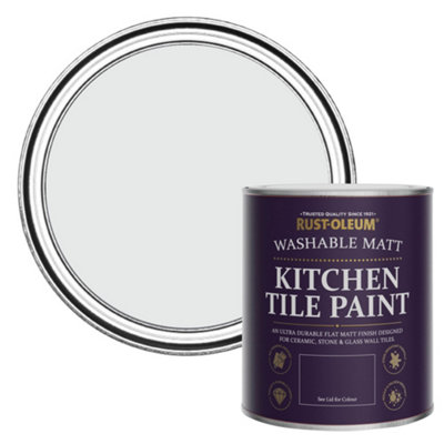 Rust-Oleum Monaco Mist Matt Kitchen Tile Paint 750Ml from B&Q