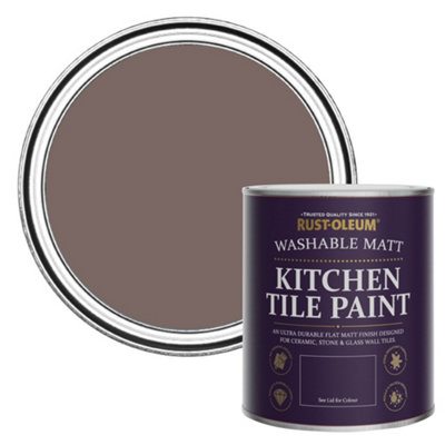 Rust-Oleum Rivers Edge Matt Kitchen Tile Paint 750Ml from B&Q