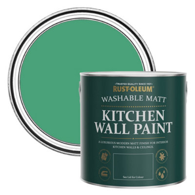 B&Q -  Emerald Matt Kitchen Wall Paint 2.5L