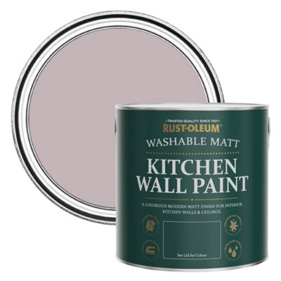 B&Q -  Lilac Wine Matt Kitchen Wall Paint 2.5L