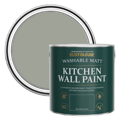 Rust-Oleum Tea Leaf Matt Kitchen Wall Paint 2.5L from B&Q