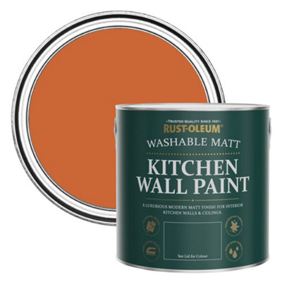 B&Q -  Tiger Tea Matt Kitchen Wall Paint 2.5L