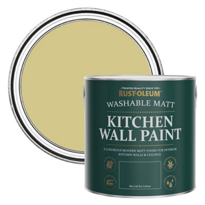 Rust-Oleum Wasabi Matt Kitchen Wall Paint 2.5L from B&Q