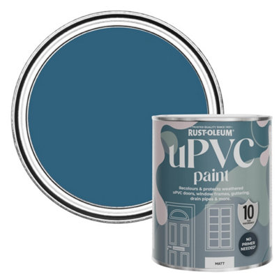 Rust-Oleum Cobalt Matt Upvc Paint 750Ml from B&Q