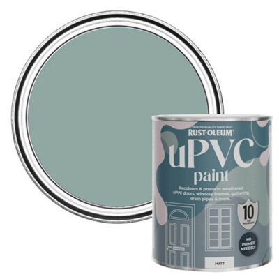 Rust-Oleum Gresham Blue Matt Upvc Paint 750Ml from B&Q