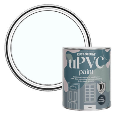 Rust-Oleum Icecap Matt Upvc Paint 750Ml from B&Q