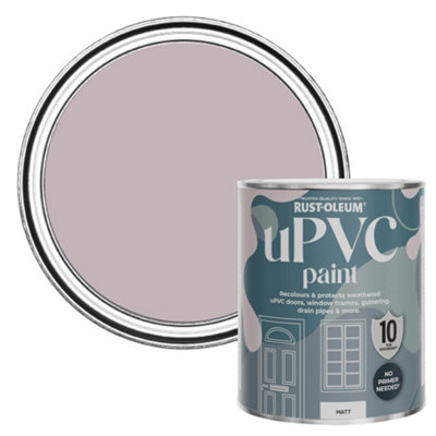 Rust-Oleum Lilac Wine Matt Upvc Paint 750Ml from B&Q
